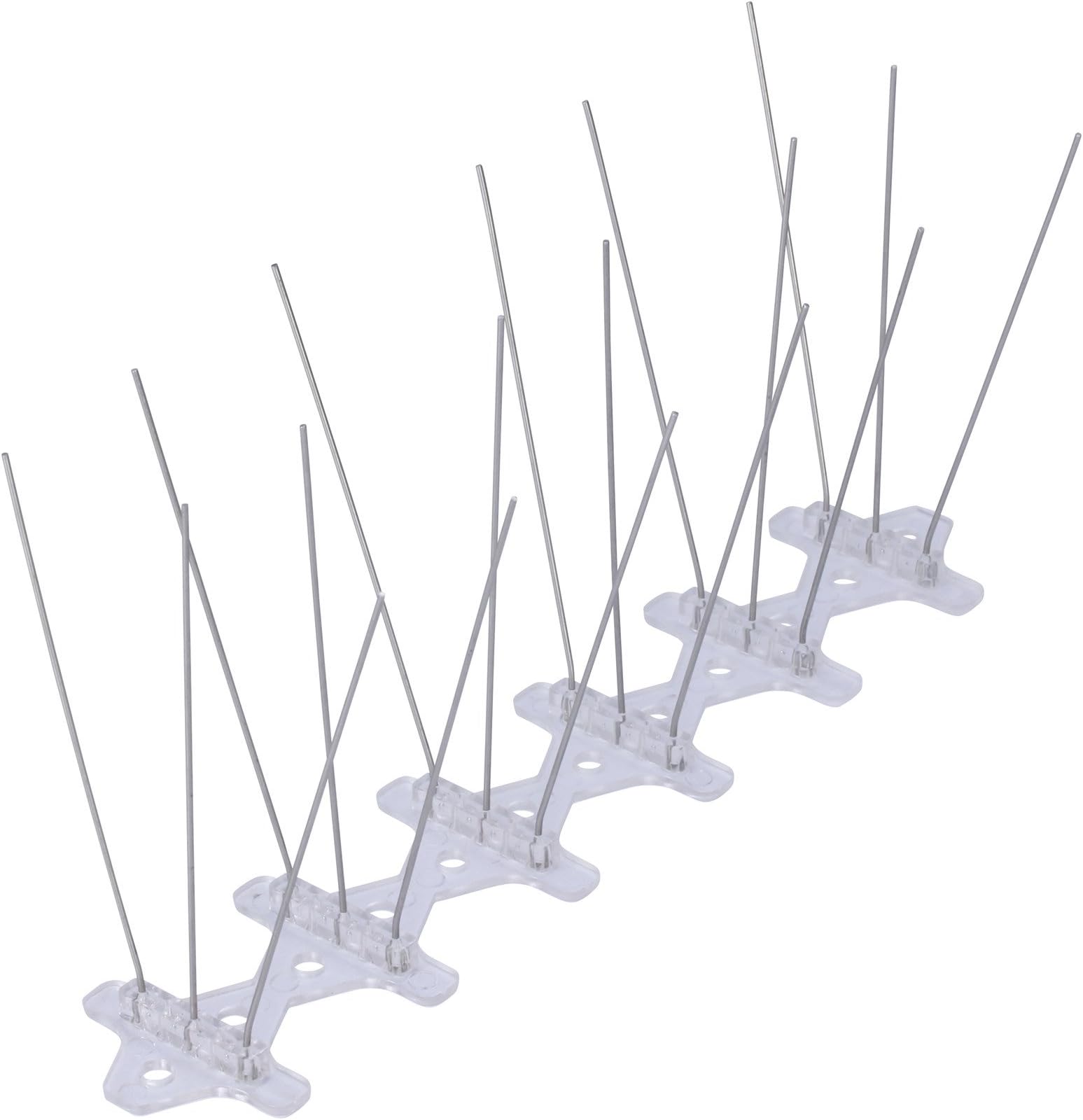 skycabin Stainless Steel Bird and Pigeon Spikes - Humane Bird and Pigeon Control Deterrent Get Rid of Pigeons and Scare Birds