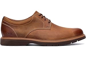 Clarks Mens Baystone Plain Oxford