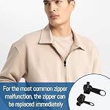 MEKEET 6PCS Zip Repair Kit Universal Zipper Pull Replacement for DIY view 6