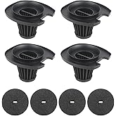 CPAI Replacement Filter Compatible with Dirt Devil EV1426CS EV1520CT 3-in-1 Lightweight Corded Stick Vacuum (4 HEPA Filter 4 Foam Filter)