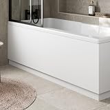 Aurora Modern 1700mm Front Bath Panel 18mm MDF White Gloss