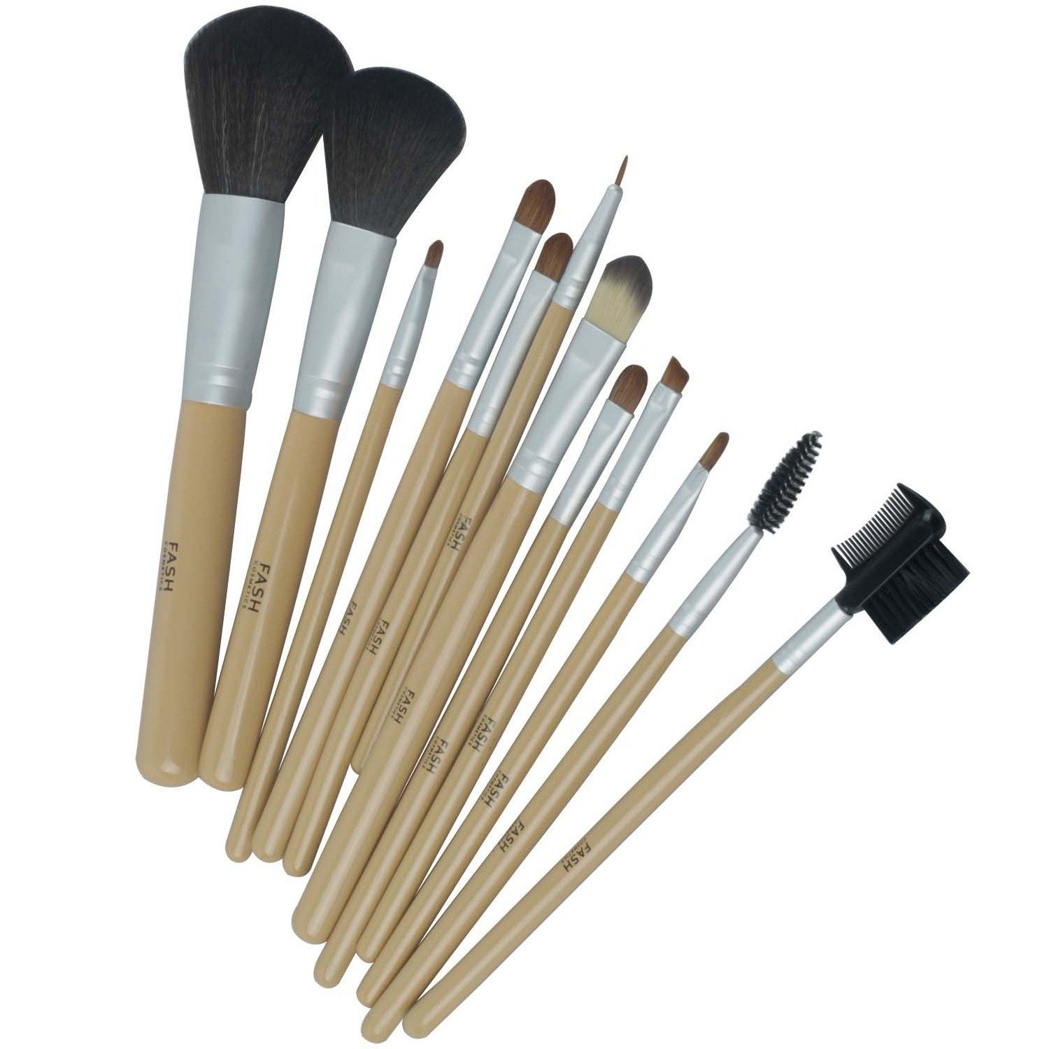 FASH Cosmetics Professional Makeup Brush Set 12 pcs with