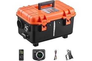 Uargd Portable Diesel Air Heater, 8KW, DC 12V/24V, Integrated Design with Remote Control and LCD Display, Efficient Heating a