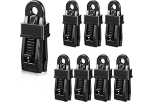 COCOMK Tarp Clips Heavy Duty Lock Grip,Tarp Clamps for Cover Awnings, Outdoor Camping, Caravan Canopies, Car Covers …