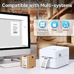 iDPRT Label Maker - 3 inch Thermal Printer for