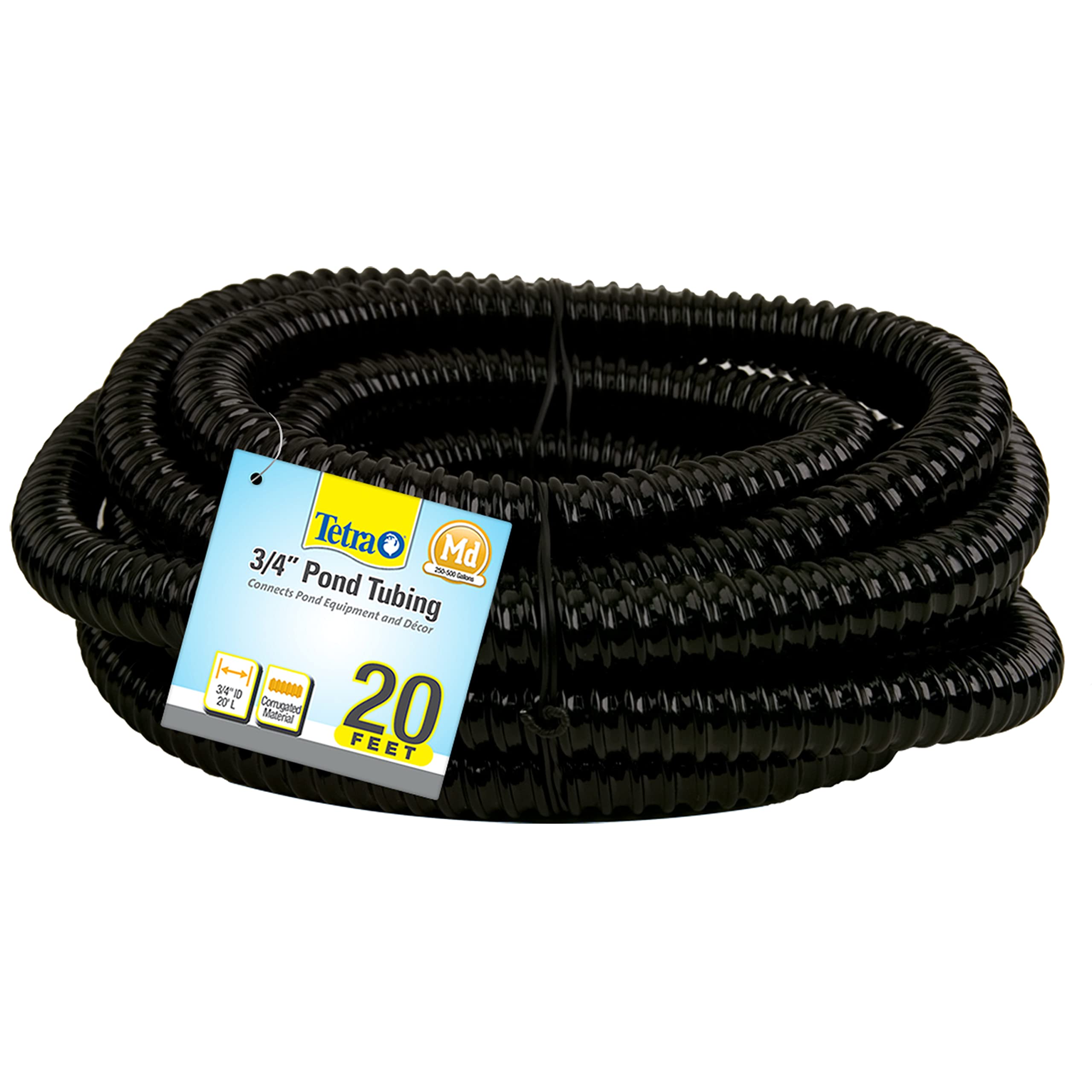 Photo 1 of TetraPond Pond Tubing 3/4 Inch Diameter, 20 Feet Long, Connects Pond Components
