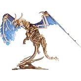 UGEARS 3D Wooden Puzzles for Adults - Windstorm Dragon 3D Puzzle - Mechanical Model Kits for Adults to Build - DIY Building Set Gifts for Fathers Day, Brain Teaser Puzzle, Hobby Kit