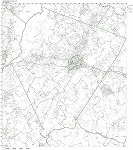 Amazon.com: Albemarle County, Virginia VA ZIP Code Map Not Laminated