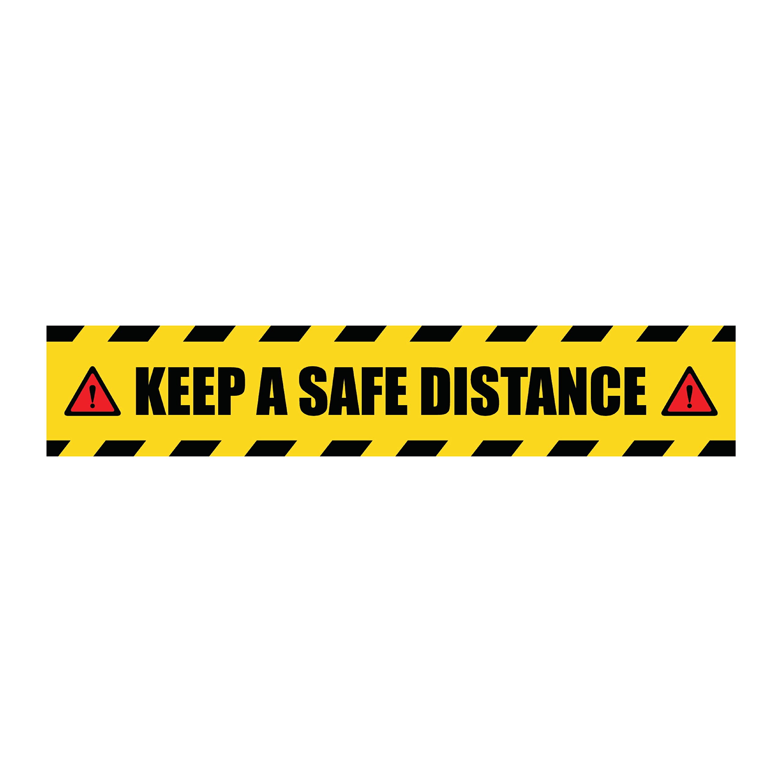 Buy Social Distancing Tools, Keep Distance Sticker, Vinyl Laminated