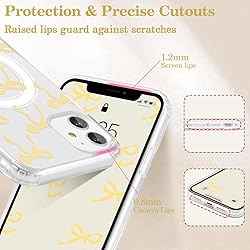 UEEBAI Magnetic for iPhone 11 Case, Bow Case