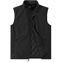 ZENTHACE Insulated Quilted Winter Vest for Men Zip Up
