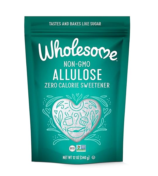 WHOLESOME SWEETENERS 12-OUNCE ALLULOSE SWEETENER, ZERO CALORIE SUGAR...