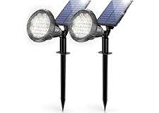 Solar Spot Lights Outdoor, XTGTP 21 LEDs Solar Outdoor Lights Auto On/Off with 3 Modes, IP67 Waterproof Solar Yard Spotlight 