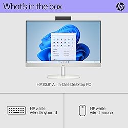 HP 23.8 inch All-in-One Desktop PC, FHD