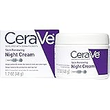 CeraVe Skin Renewing Night Cream | Niacinamide, Peptide Complex, and Hyaluronic Acid Moisturizer for Face | 1.7 Ounce, Packag