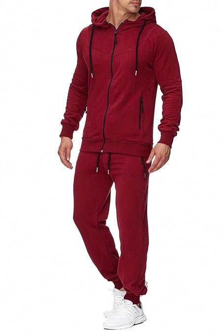 Tazzio Herren Sportanzug Jogginganzug Trainingsanzug Sporthose&Hoodie 17203