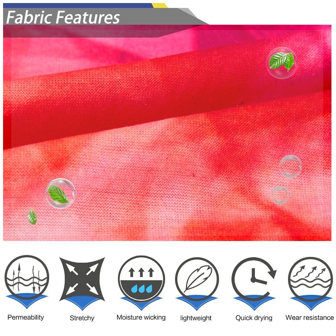 TUONROAD Womens Printed Colorful Neon Orange Purple Blue Stretchy Seamless Magic Headband Scarf for Cancer Patients Mens Sun Protection Fishing Tube Sun Mask for Running Skiing Riding Hunting Hiking