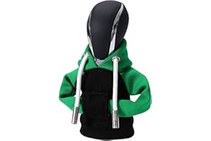 QTZFKFLHD Gear Shift Hoodie, Funny Gear Shift Knob, Universal Car Shift Knob Hoodie, Mini Hoodie for Car Shifter, Automotive Interior Novelty Accessories Decorations, Car Decorations Color Contrast Hoodie.