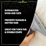 FURminator Grooming Rake for Cats and Dogs with Ergonomic NonSlip Handle view 3