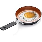 Gotham Steel Mini Egg and Omelet Pan with Ultra Nonstick Titanium & Ceramic Coating - 5.5", Dishwasher Safe, Stay Cool Handle