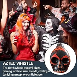 Creepy Aztec Death Scream War Whistle, High
