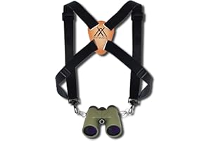 Trummul Binocular Harness Strap Best Chest Harness Strap for Hunters Photographers and Golfers (Black)