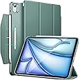 ESR for iPad Air 11 Inch Case M2 2024, iPad Air 6th/5th/4th Gen(2024/2022/2020), Trifold Smart Case, Auto Sleep and Wake, Slim and Lightweight, Pencil Pro and Pencil (USB-C) Charging, Dark Green