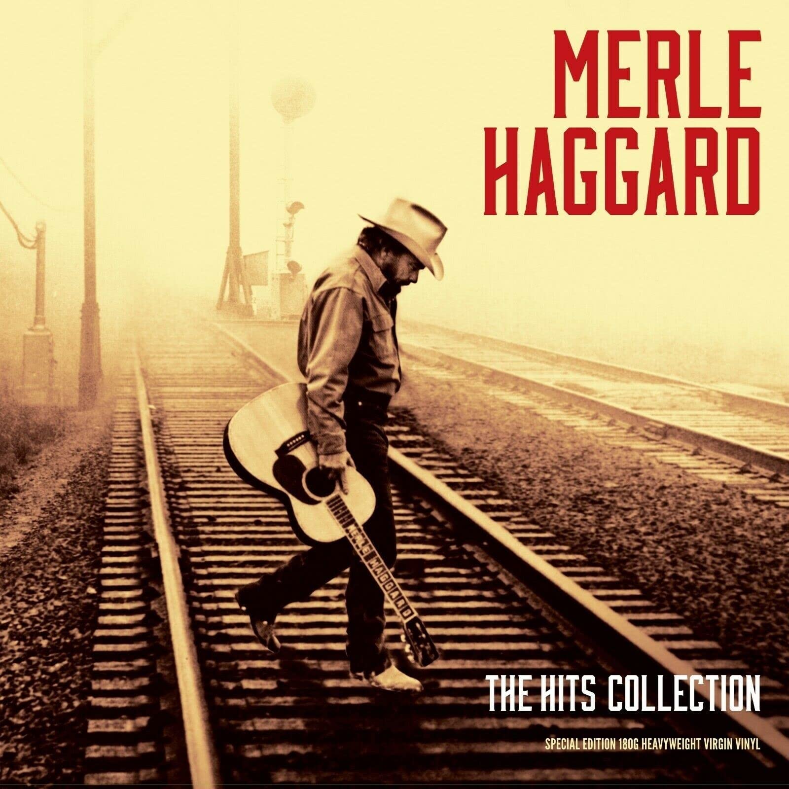 Merle Haggard The Hits Collection LP Special Edition 180g Heavyweight Virgin Vinyl (Rare & Collectable / Pressed in Ireland ) [VINYL]