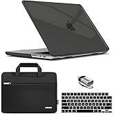 IBENZER Case for MacBook Pro 14 Inch 2026 2025 2024 2023 2022 2021 M5 M4 M3 M2 M1 A3434 A3112 A3185 A3401 A2918 A2992 A2779 A2442 Pro/Max, Hardshell Case&Sleeve&KeyboardCover&Type-C,CRBK,T14CYBK+3