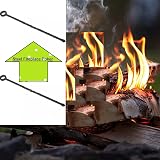 Unibos Heavy Duty Cast Iron Poker Fireside Coal Open Fire Wood Burner Stoves view 3
