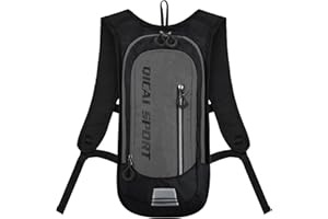 Outplea Cycling Backpack for Men Women, Small Waterproof Hiking Daypack, 10L Breathable Biking Backpack with Chest Strap