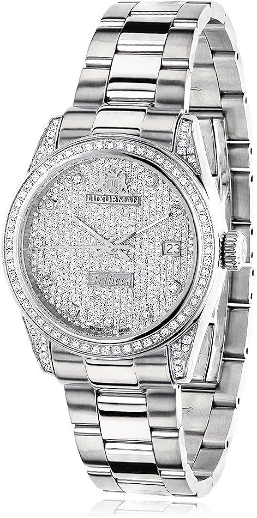 iced out armani watch