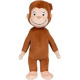Curious George Kids Bedding Super Soft Plush Cozy Cuddle Pillow, 18", (Officially Licensed Product) by Franco