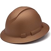 Pyramex Ridgeline Full Brim Hard Hat 4 Point Ratchet