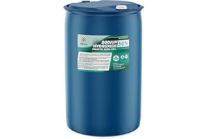 Sodium Hydroxide 50% (Caustic Soda, Lye) - 55 Gallon Drum - for Soaps, Paper, Dyes, Cleaning, & Water Treatment - Alliance Chemical