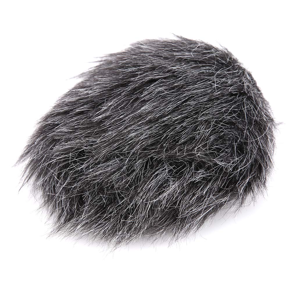 Pilipane Microphone Deadcat Windscreen,Microphone Furry Windscreen Muff Pop Filter Cover,Deadcat Mic Windshield Fur Filter for Rode VideoMic Go Camera Microphone,for BOYa BYMM1 Mic