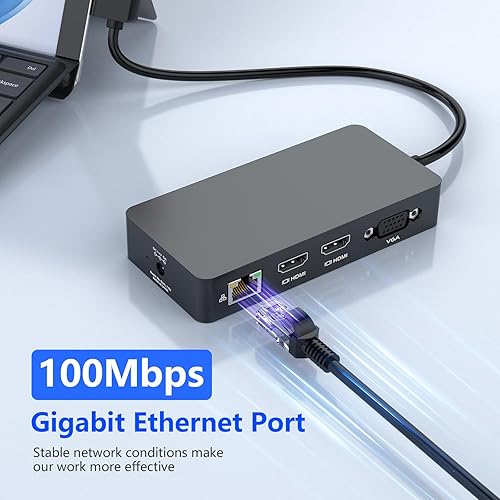 12 In Surface Dock Dock Dual Monitor Dock, Triple Displays (2