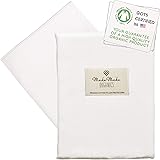 MakeMake Organics Organic Pillowcase Toddler (Set of 2) GOTS Certified Organic Cotton Toddler Pillowcase Zippered Breathable 