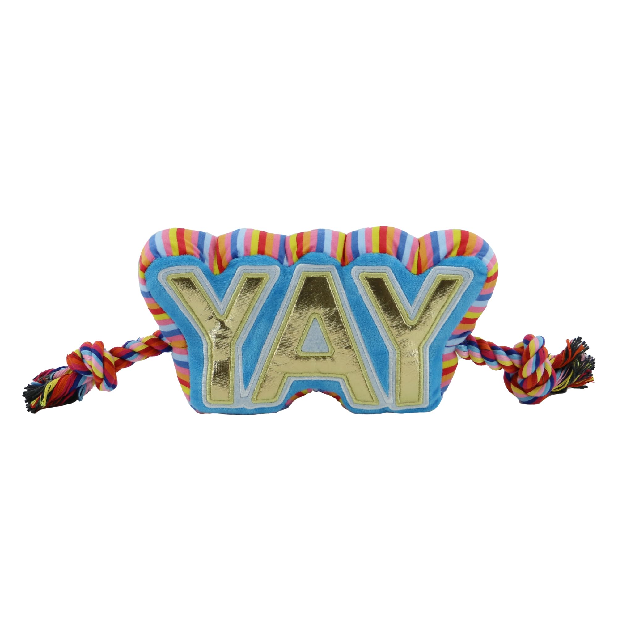 Ancol Pawty Yay Tugger Dog Toy - Interactive Cuddly Puppy Squeaking Playing - Fun Adventure Games Pet Accessory for All Breeds