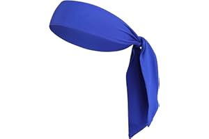 TOUGH HEADWEAR Tie Headband for Men -Tennis Headband for Women,Sweat Band for Workout, Head Tie for Running, Football, Basketball,Athletics