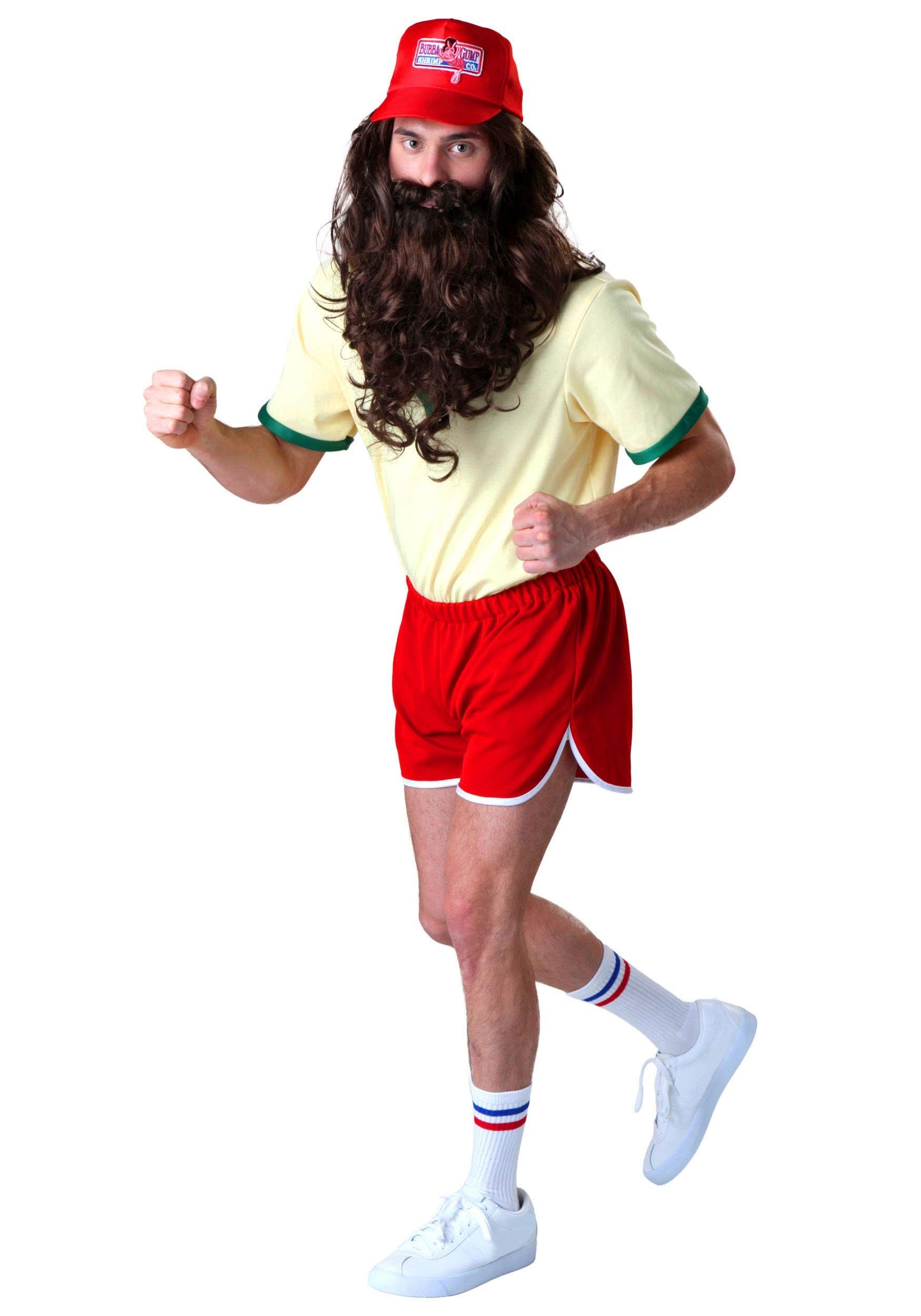 Plus Size Running Forrest Gump Costume for Adults