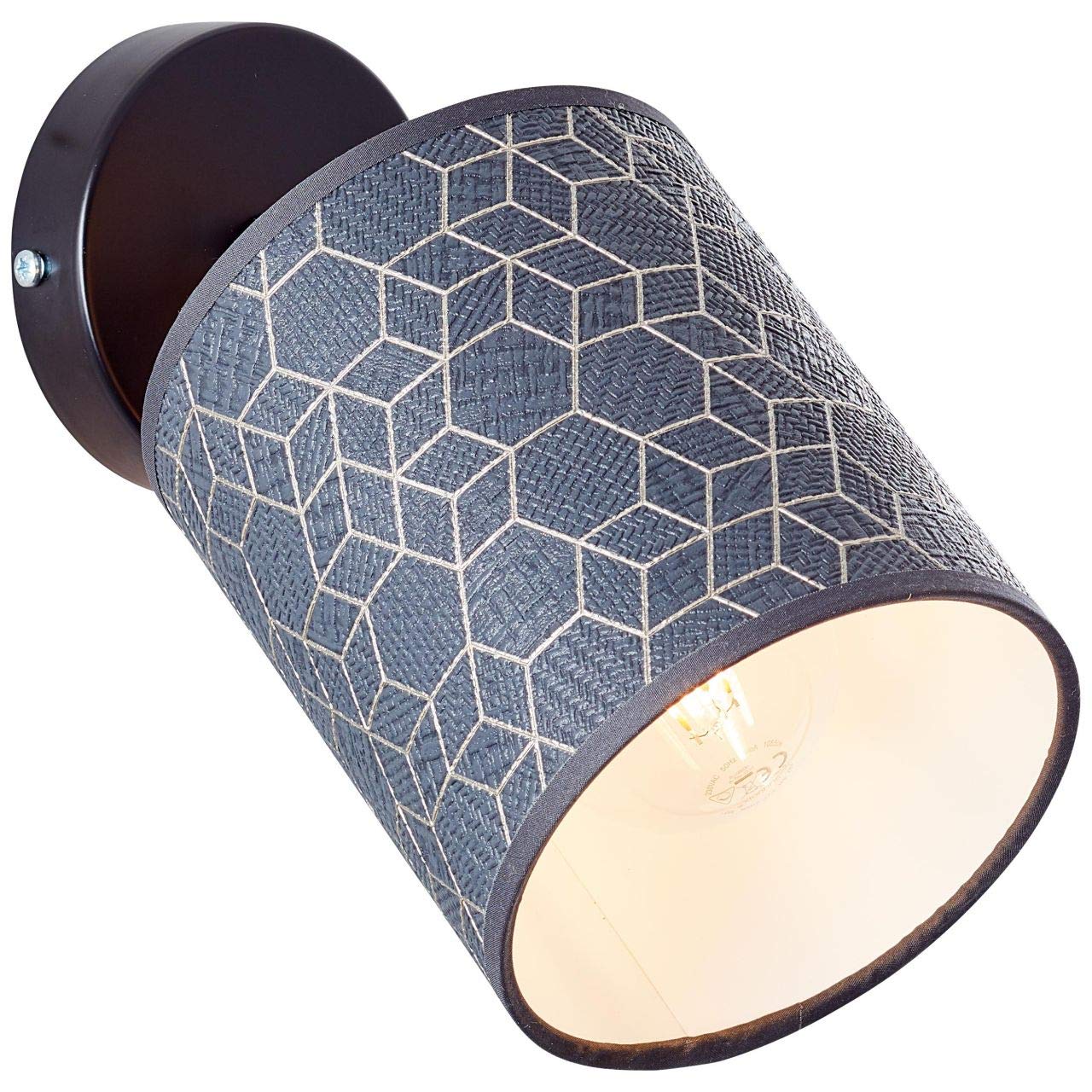 Brilliant Interior Lights, Spotlight, Wall, Metal, Black