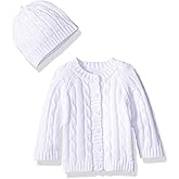 Baby Dove Newborn Cable Knit Cardigan & Beanie - Baby Gift Set