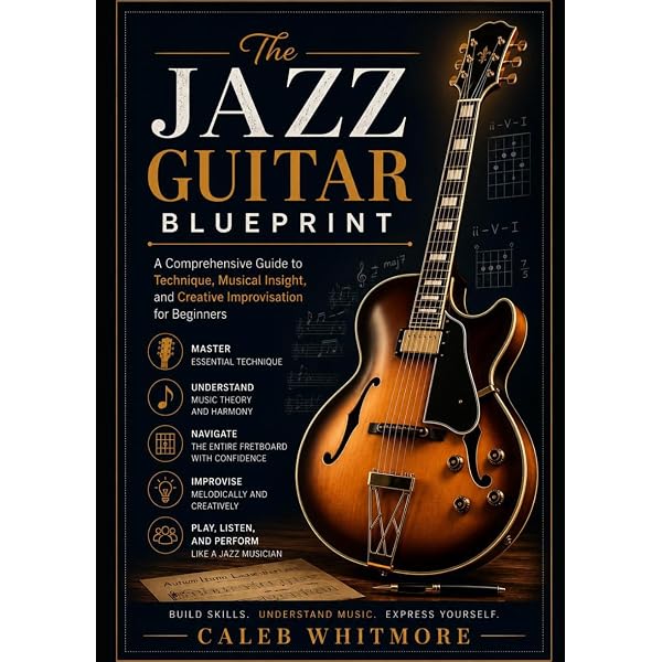 Visual Improvisation for Jazz Guitar Book with Online Audio
