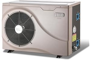ECOPOOLTECH Electric Pool Heaters for Above Ground and Inground Pools, Max 22,462 BTU Up to 6500gallons Swimming Pool Heat Pumps, Fits 11/15/16ft Pools Heating, 120V/60Hz Pool Warmer, EU70