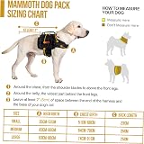 OneTigris Mammoth Dog Backpack 2.0 Version L Black 3L Pouches 17-23.5in view 2