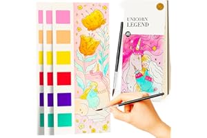 FQKIOMY Water Coloring Book,Paint with Water Books for Kids Ages 3-5,Watercolor Mess Free Coloring for Toddlers 2-4,Creative Arts and Crafts & Airplane Travel Essentials Toys for Boys Girls