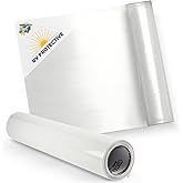 Anti-UV Vinyl Self Adhesive Laminating Rolls 12"x15ft Glossy | Glossy Sticker Laminate Sheets Waterproof, Self Laminating Sheets Transparent Vinyl, Clear Vinyl Roll Laminating Sheets