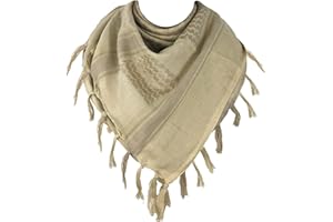 VOCHIC Military Shemagh Arab Tactical Desert Keffiyeh Thickened Scarf Wrap for Women and Men 43"x43"