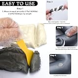 DecorRom Epoxy Putty 8oz 227g 2 Part Underwater Above Repair Black view 6